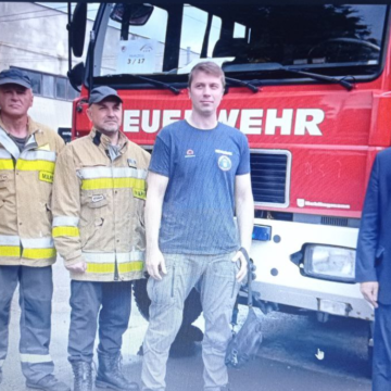 Франківські МАРСіани отримали пожежний автомобіль від німецького міста-побратима