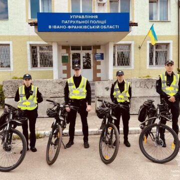 За місяць велопатрулі у Івано-Франківську опрацювали більше ста викликів та провели понад тисячу профілактичних бесід з громадянами