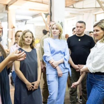 Перша леді України Олена Зеленська побувала з робочим візитом на Івано-Франківщині