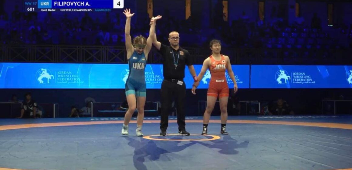 Прикарпатська борчиня Аліна Філіпович стала чемпіонкою світу з вільної боротьби