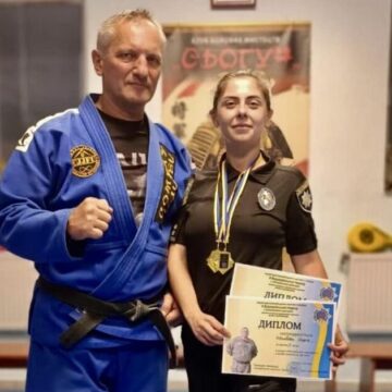 Івано-Франківська патрульна виборола першість на Всеукраїнському турнірі з поліцейського хортингу
