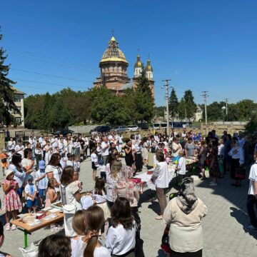 У Підпечерах вперше провели літній християнський табір «Веселі канікули з Богом»