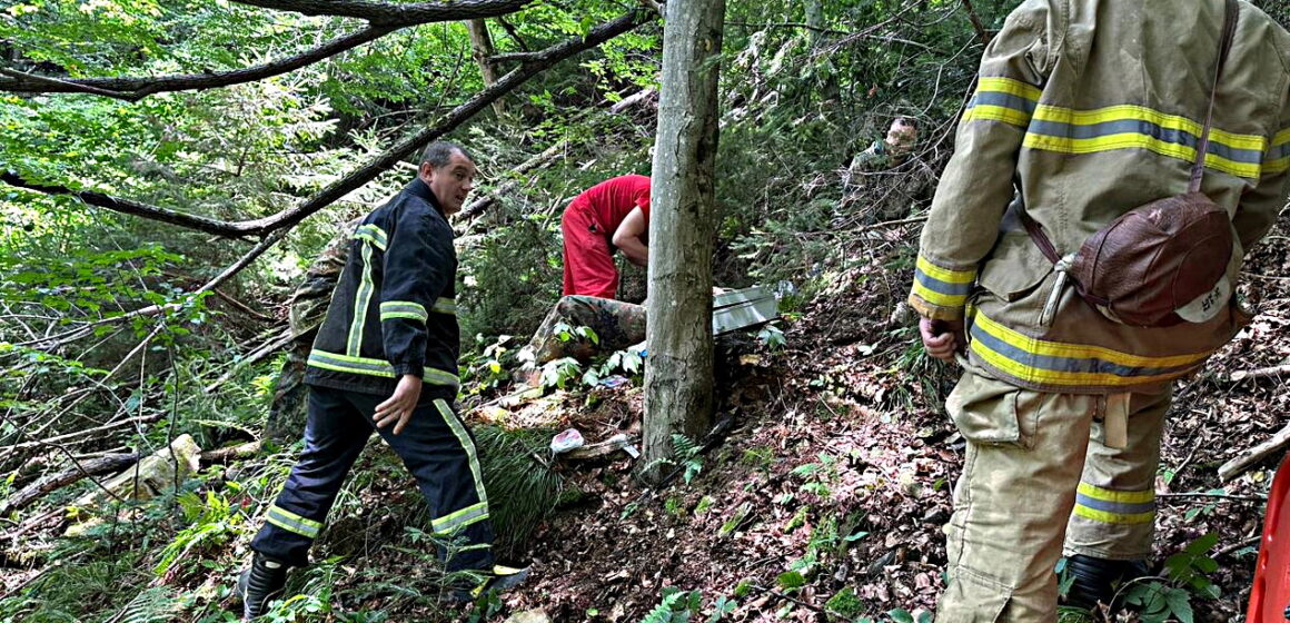 Рятувальники допомогли медикам транспортувати жінку, що впала зі схилу в Яремче Рятувальники допомогли медикам транспортувати жінку, що впала зі схилу в Яремче