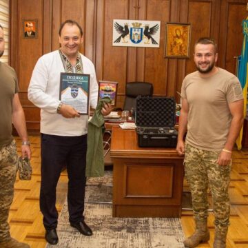 З Івано-Франківська передали квадрокоптер із тепловізором для бійців 109 батальйону 10 ОГШБр