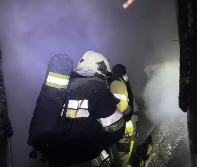 На Косівщині вогнеборці ліквідували пожежу недіючого складського приміщення