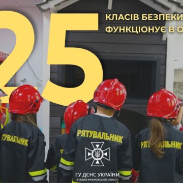 На Прикарпатті працюють вже 25 класів безпеки в освітніх закладах