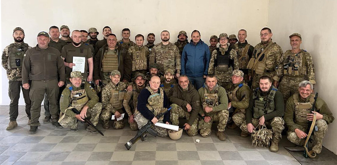 Руслан Марцінків відвідав захисників на Запорізькому напрямку (ФОТО)