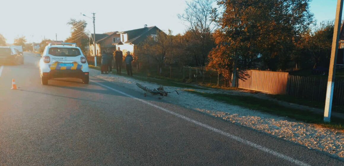 ДТП на Калущині:  травмовано 62-річного велосипедиста (ФОТО)