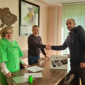 У Бурштині за кошти з аукціону до Дня міста придбали квадрокоптер для військових