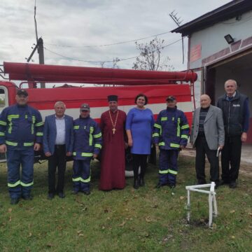 На Городенківщині відбулося відкриття та освячення відремонтованої будівлі Добровільної пожежної команди