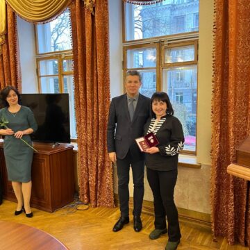 Журналістці «Західного кур’єра» Мар’яні Середюк вручили Орден княгині Ольги III ступеня