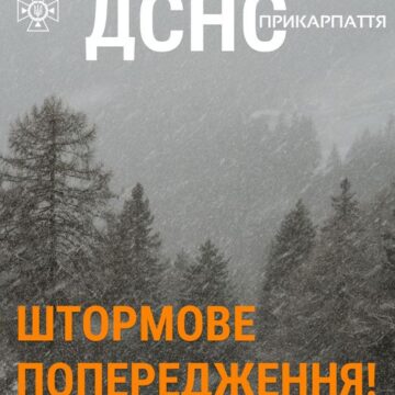 Дощ, мокрий сніг, підвищення рівнів води у річках: на Прикарпатті оголосили штормове попередження