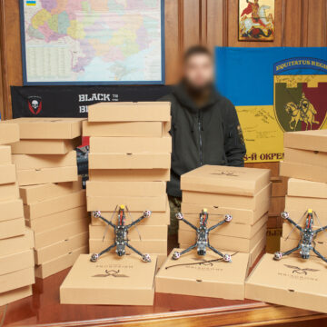 Бійцям 78 батальйону ТрО передали з Івано-Франківська 50 FPV-дронів (ФОТО)