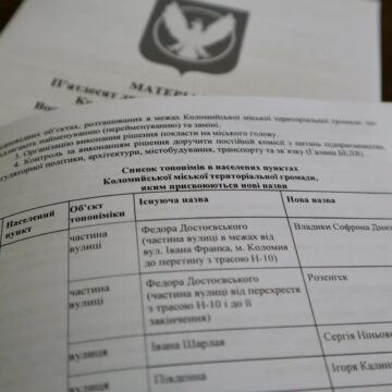 У Коломийській громаді декомунізували ще 12 вулиць