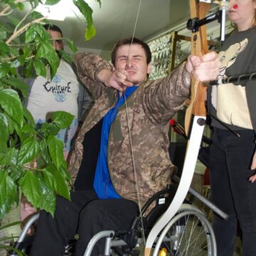 Олімпійська чемпіонка зі стрільби провела майстерклас для військових на реабітації в ОКЛ