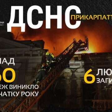 3 початку року на Прикарпатті зареєстровано вже 161 пожежу, 6 людей загинуло, ще 3 — постраждали