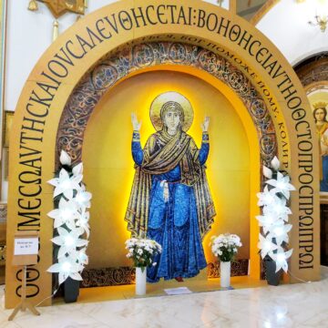 Ікона Богородиці Оранти в Одаївському храмі (ФОТО)