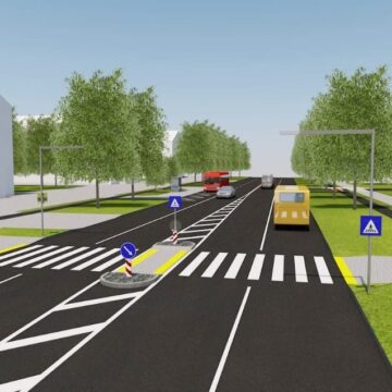 У Долині на ділянках підвищеної аварійності на вулиці Обліски хочуть встановити острівці безпеки