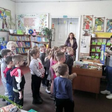Напередодні Всесвітнього дня читання у Болехівській бібліотеці для дітей провели урок «Знайомство з бібліотекою»