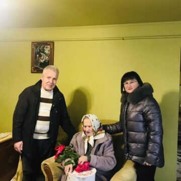 Найстарша мешканка Дзвиняцької громади на Богородчанщині відзначила 99-річчя