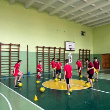 У Калуському ліцеї функціонує єдина в області інклюзивна секція з футболу (ФОТО)