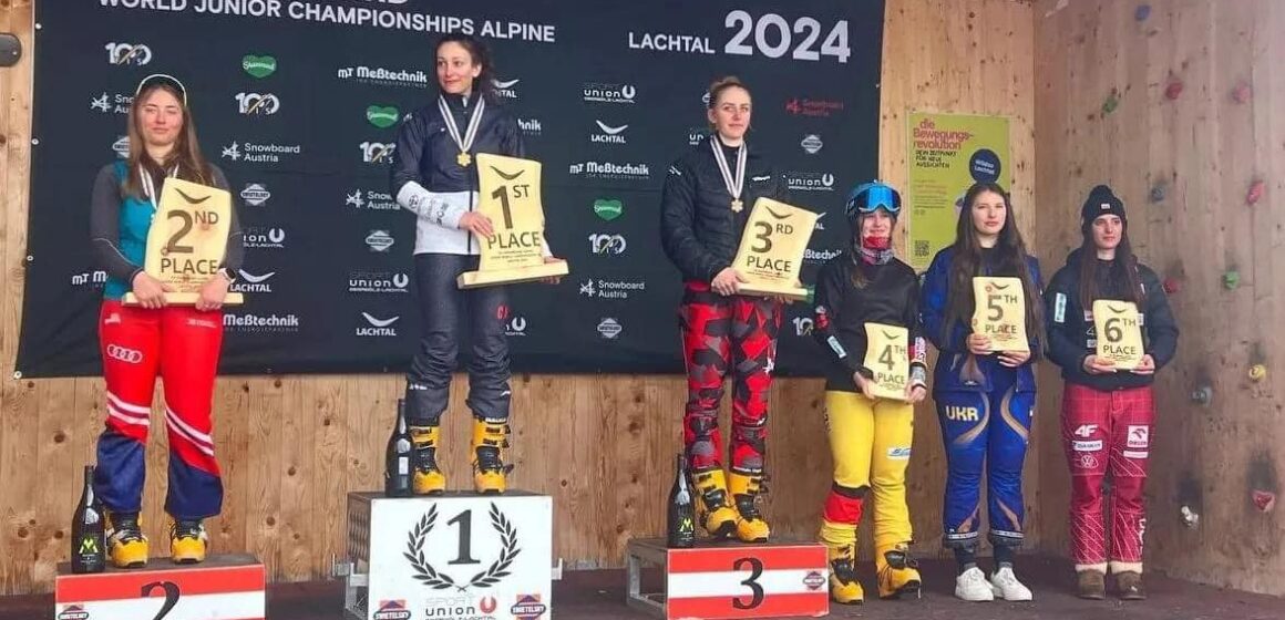 Сноубордистка з Прикарпаття Елеонора Павлюк виборола три медалі на чемпіонаті світу в Австрії