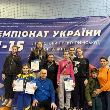 Юні калуські борці вдало виступили на чемпіонаті в Ужгороді