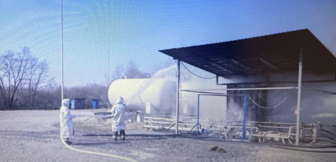 На Франківщині горів газ на насосно-перекачувальній станції: на пожежі травмувався чоловік (ФОТОФАКТ)