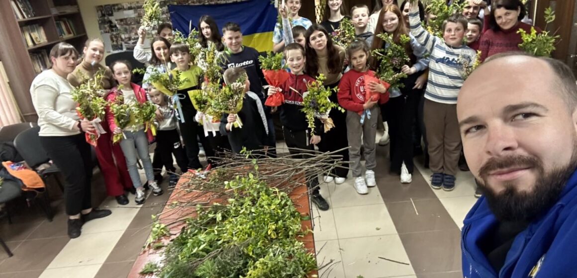 У Долині провели майстер-клас «Вербові котики»