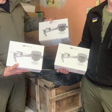 З Долини на передову передали три квадрокоптери