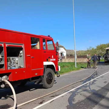 На Богородчанщині загорівся рейсовий автобус