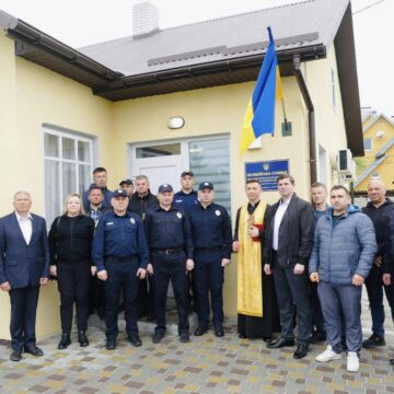 Сьогодні у Голині відкрили поліцейську станцію