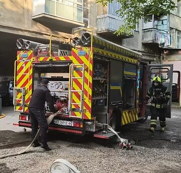 В Івано-Франківську горів склад взуття