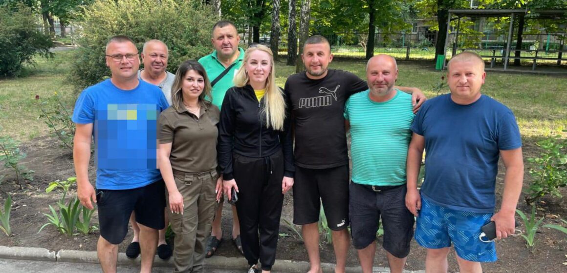 Світлана Онищук зустрілась з нашими земляками, котрі будують оборонні лінії на Донеччині