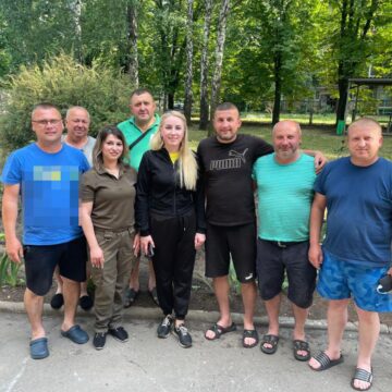 Світлана Онищук зустрілась з нашими земляками, котрі будують оборонні лінії на Донеччині