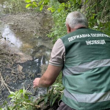На Калущині явлено випуск каналізаційних стічних вод від очисних споруд у річку Луква: екологи звернулись до правоохоронців  