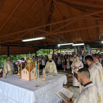 На «Горі над Дністром» у Новому Мартинові відбулась річна деканальна проща