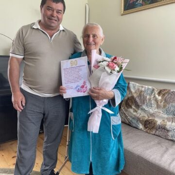 Мешканці Лисця Доміцелі Грицак виповнилося 90 років