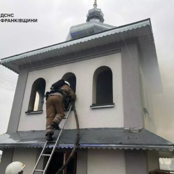 На Калущині горіла церква На Калущині горіла церква