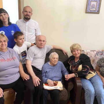 У Долині відзначила 100-літній ювілей Ірина Зімовець, яка переїхала на Прикарпаття з Ізюма
