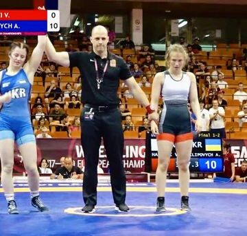 Калуська борчиня Аліна Філіпович перемогла у фіналі чемпіонату Європи U20