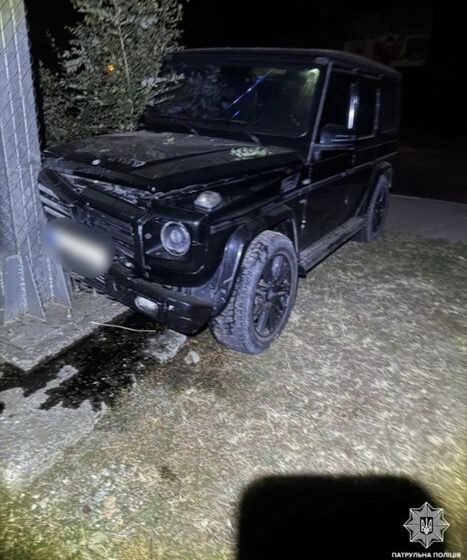 Патрульні склали три адмінматеріали на водія з ознаками сп’яніння, який спричинив ДТП