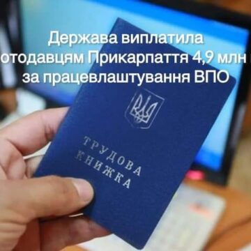 217 прикарпатських роботодавців отримали компенсацію  від держави за працевлаштування внутрішньо переміщених осіб