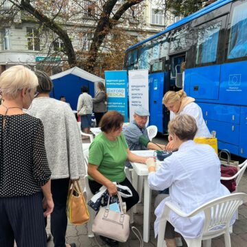 Вчора під час акції «День здоров’я» в Івано-Франківську на Вічевому майдані  870 містян отримали 1049 безкоштовних медичних консультацій та обстежень