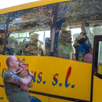 35 членів родин загиблих захисників і учасників АТО з Івано-Франківської громади відправились в оздоровчу поїздку у Берегово