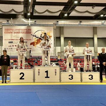 16-річна каратистка Ольга Атаманюк з Делятинської громади стала чемпіонкою Європи
