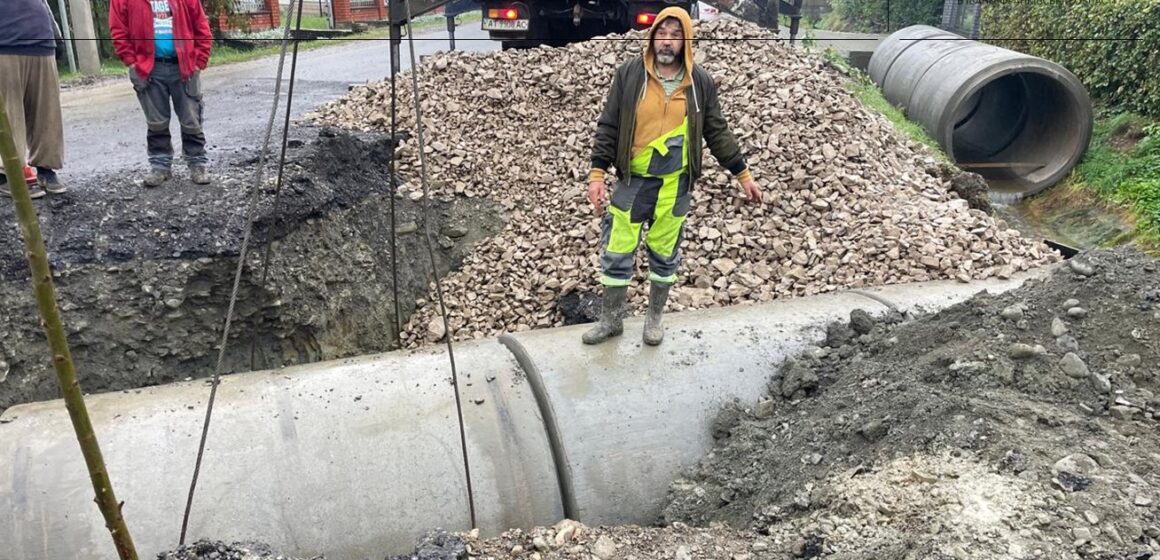 На об’їзній дорозі міста Косова замінили водовідвідну трубу