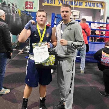 Юний тлумачанин – перший чемпіон області з боксу