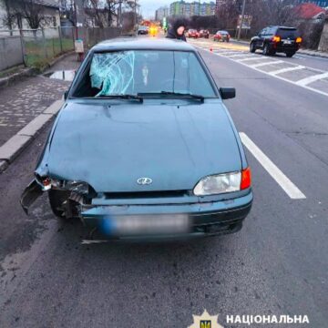 В Івано-Франківську 25-річний водій «Лади» на смерть збив пішохода і втік з місця аварії (ФОТО)