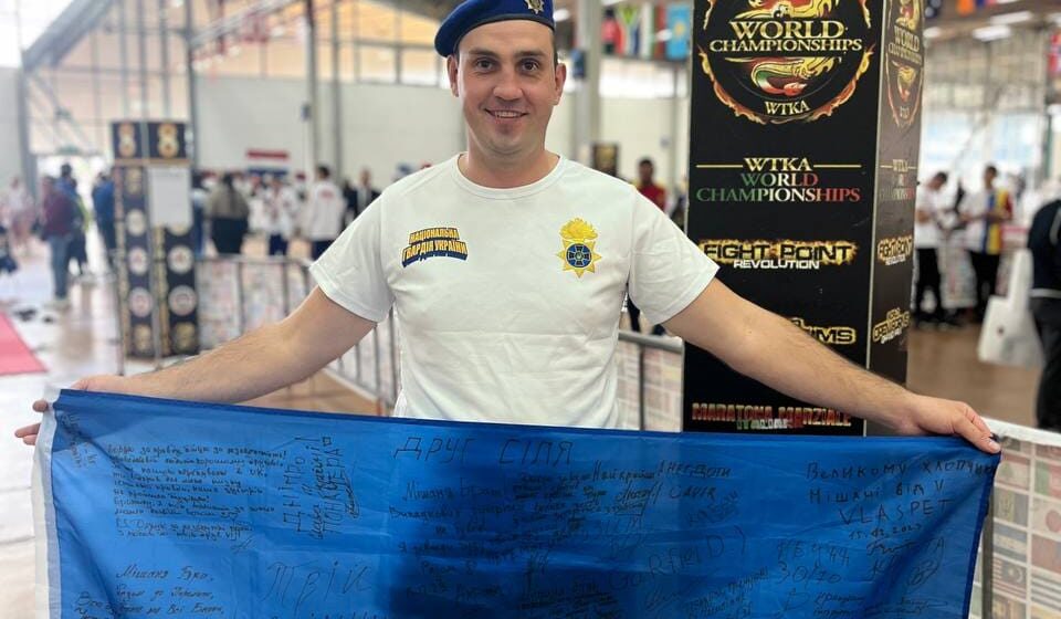 Нацгвардієць Михайло Селіванов на Чемпіонаті з кікбоксингу WTKA в Італії здобув три золоті нагороди і став чемпіоном світу